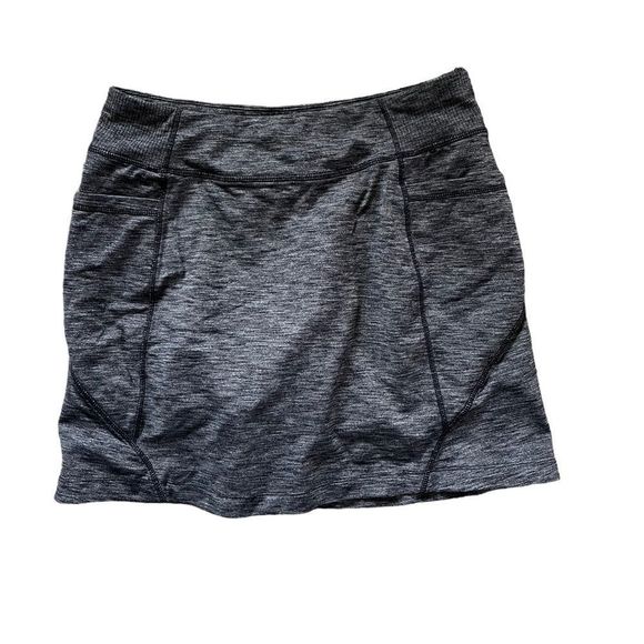 ATHLETA Excursion Skort Gray Charcoal Size Medium - Picture 2 of 6